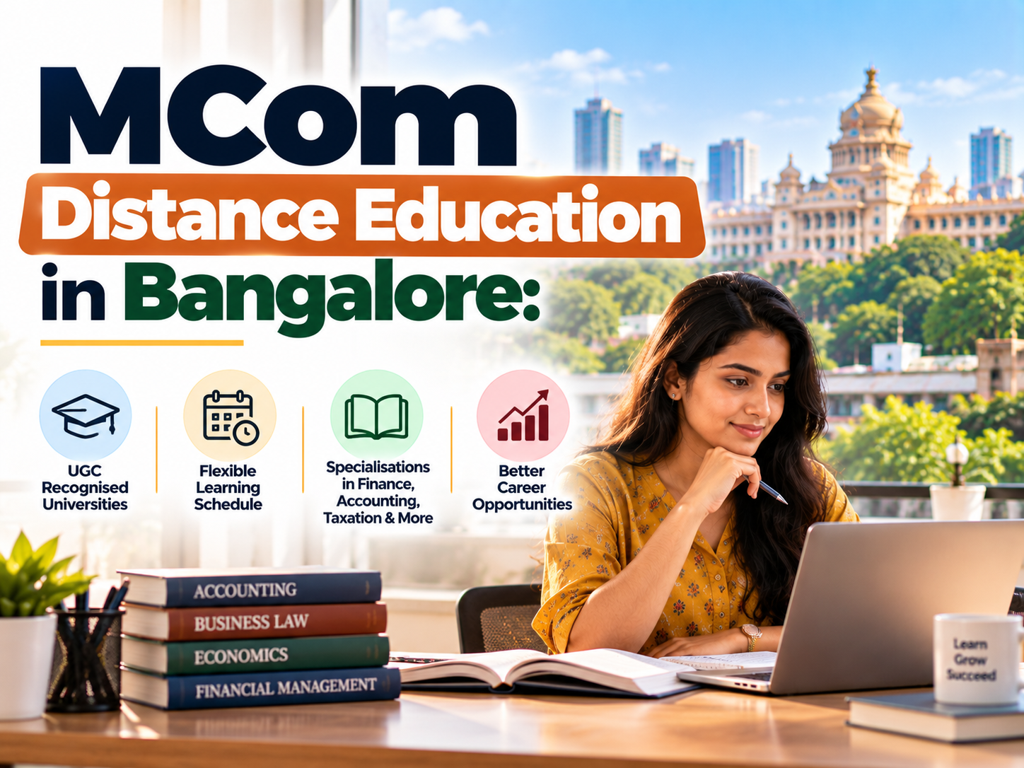 MCom Distance Education in Bangalore: